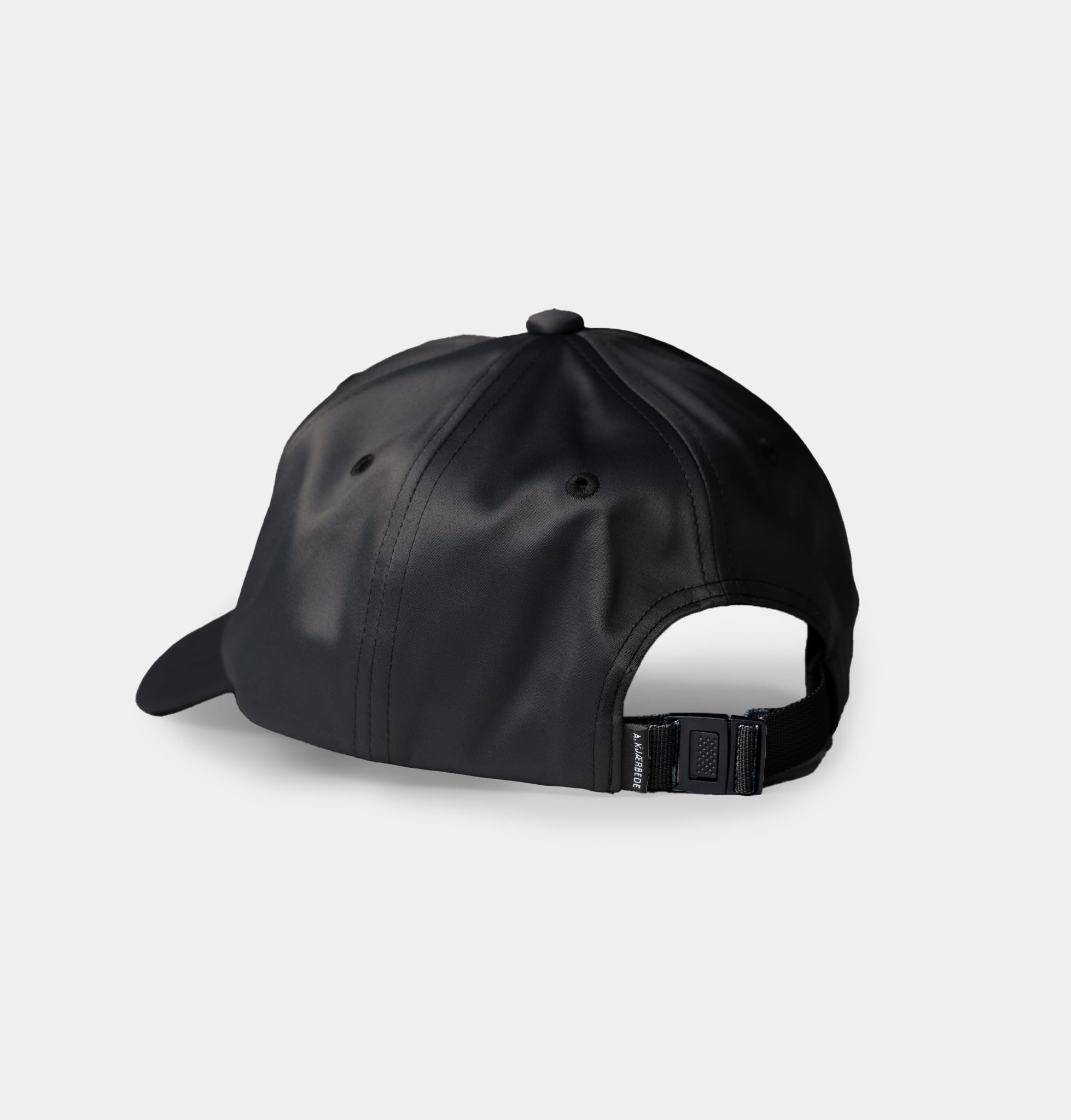 Club Cap - Black Satin